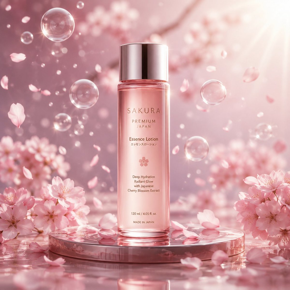 Cherry-blossom beauty campaign